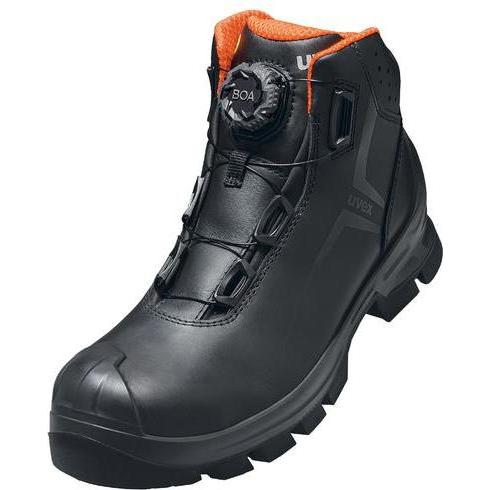Uvex Safety, Sicherheitsschuhe, 2 MACSOLEÂ Stiefel S3 65323 schwarz, orange Weite 12 GrÃ¶ÃŸe 48 (S3, 48)