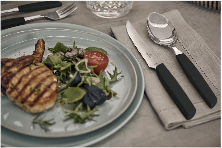 Actual product image Victorinox Cutlery set Swiss Modern 12 pieces, Black (12 Piece, Cutlery set)