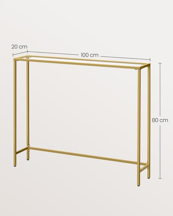 Image du produit Vasagle Konsolentisch (100.50 x 20 x 80 cm)