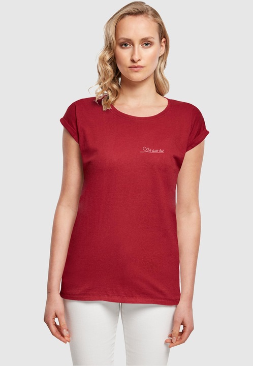 Produktbild Merchcode Ladies It Beats Loud Extended Shoulder Tee - 113363 (3XL)
