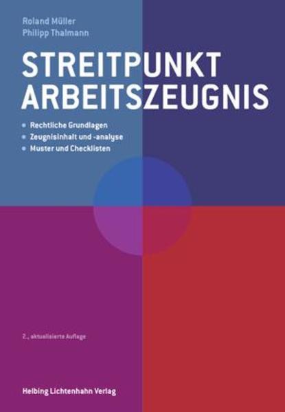 Produktbild Streitpunkt Arbeitszeugnis (Deutsch, Roland Müller, 2015)