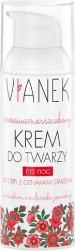 Vianek VIANEK Przeciwzmarszczkowy krem do twarzy do cery z oznakami starzenia na noc 50ml (50 ml, Night cream)
