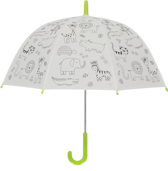 Produktbild Esschert Design Ausmal-Regenschirm "Dschungel