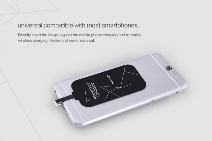 Actual product image Nillkin Magic Tags Qi Sticker (Lightning)