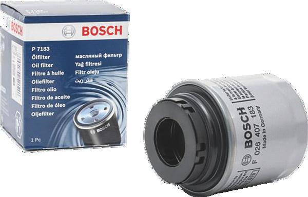 Bosch Automotive Filtre à huile P 7183 - F 026 407 183