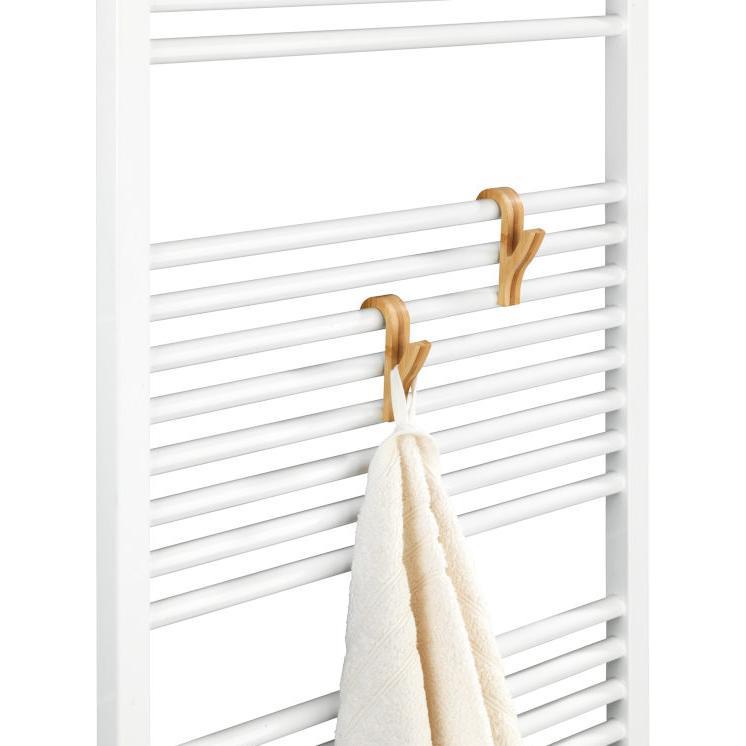Wenko, Handtuchhalter + Handtuchhaken, Haken Handtuchheizkörper 2er