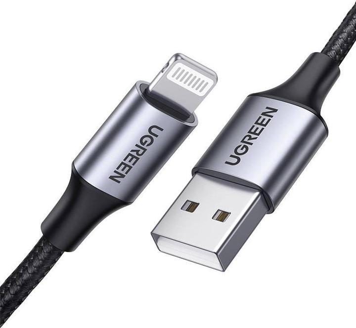 Produktbild Ugreen USB A — Lightning (1 m, USB 2.0, 18 W)