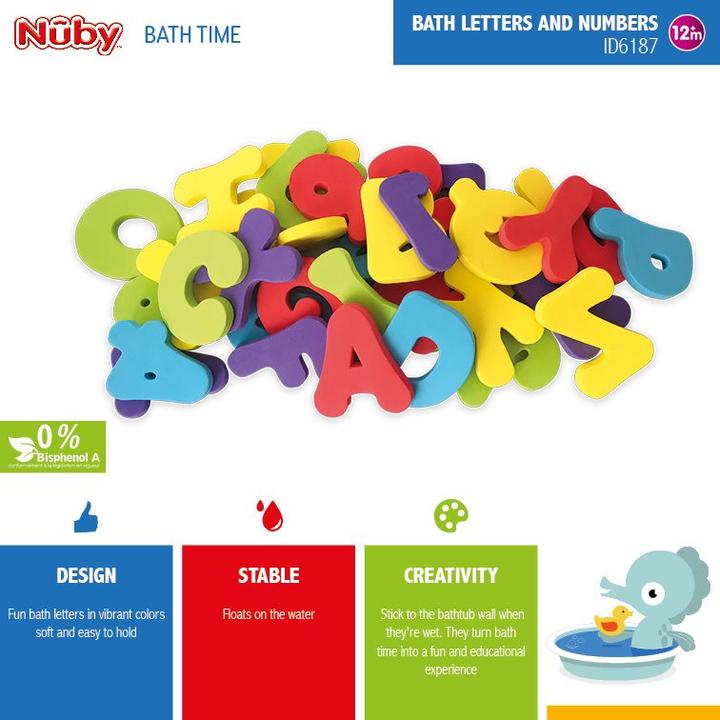 Immagine prodotto Nuby Lettere da bagno