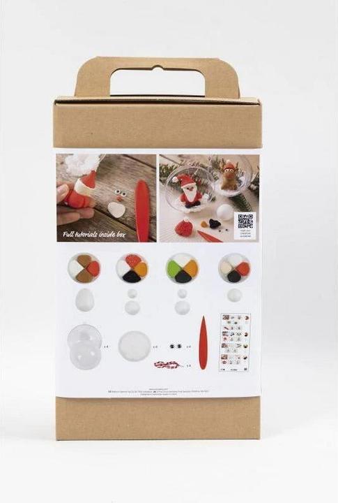 Produktbild Creativ Company Bastelset Weihnachtskugeln Modellieren