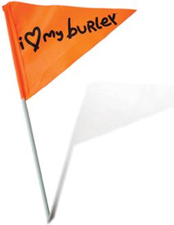 Produktbild Burley Sicherheitfahne rot
