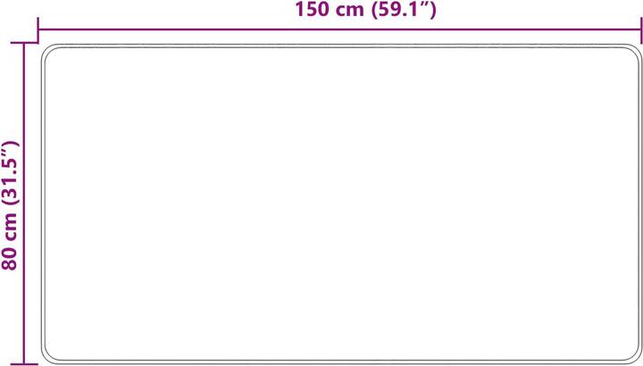 Produktbild vidaXL Läufer Teppich