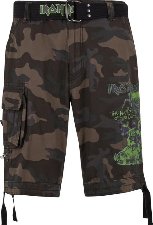 Actual product image Brandit Iron Maiden Savage Shorts The Number of The Beast - 188301 (4XL)
