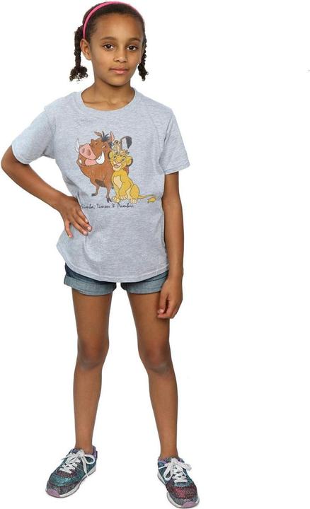 Produktbild Disney The Lion King Classic Simba Timon And Pumbaa TShirt Mädchen (116)