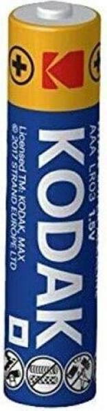 Produktbild Kodak Max Super Alkaline Batterie AAA Lr03 Blister * 4 (4 Stk., AAA, 1150 mAh)