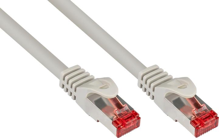 Produktbild Good Connections RNS® Patchkabel mit Rastnasenschutz, Cat. 6, S/FTP, PiMF, PVC, 250MHz, grau, 10m (S/FTP, CAT6, 10 m)