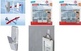 Produktbild tesa Powerstrips Transparent Haken