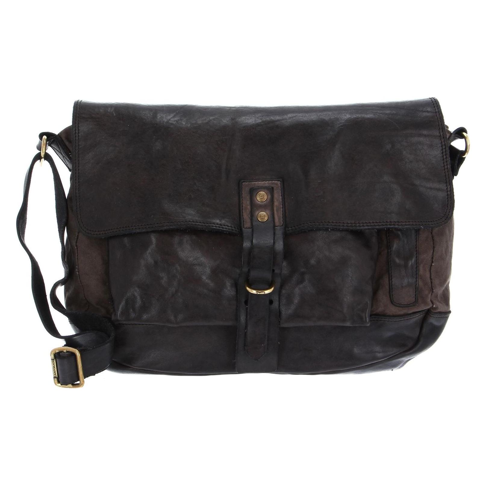 Campomaggi, Unisex, Handtasche, Crossbody, Grau