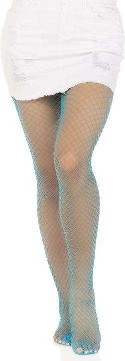 Produktbild Leg Avenue Lycra-Netzstrumpfhose Blau (One Size)