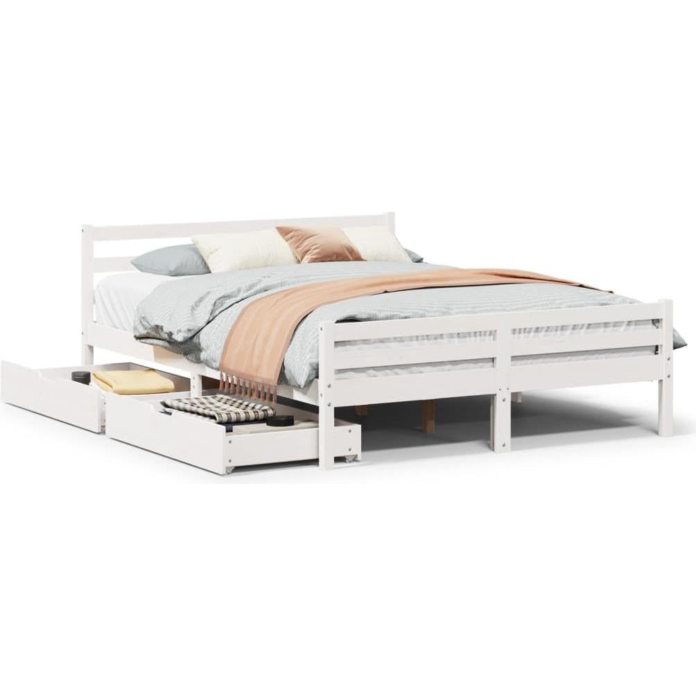VidaXL, Bett, Bett ohne Matratze 160x200 (160 x 200 cm)