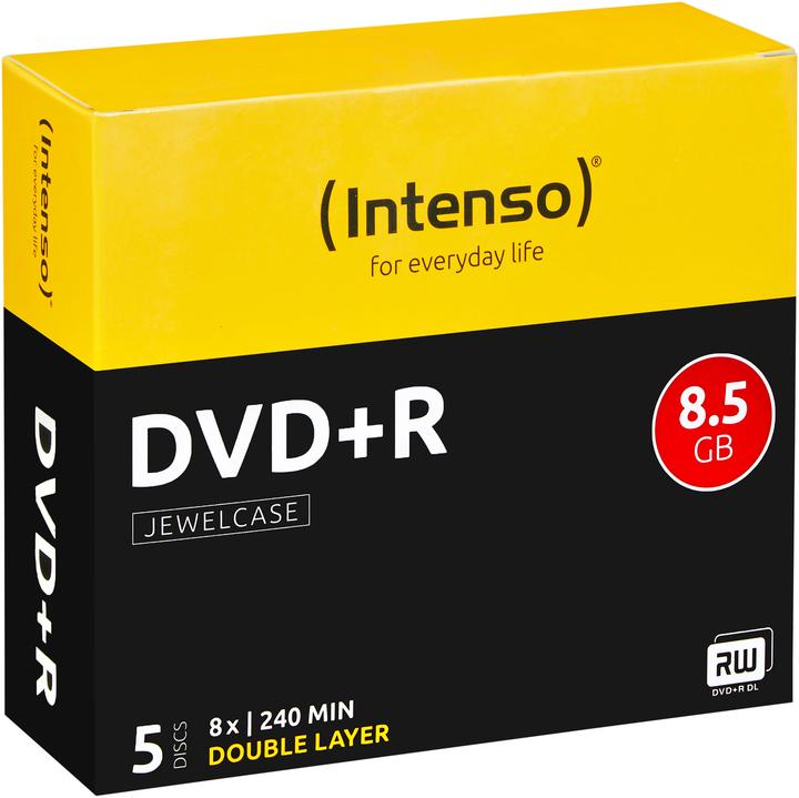 Actual product image Intenso DVD+R DL 8.5GB/240min (5 x)