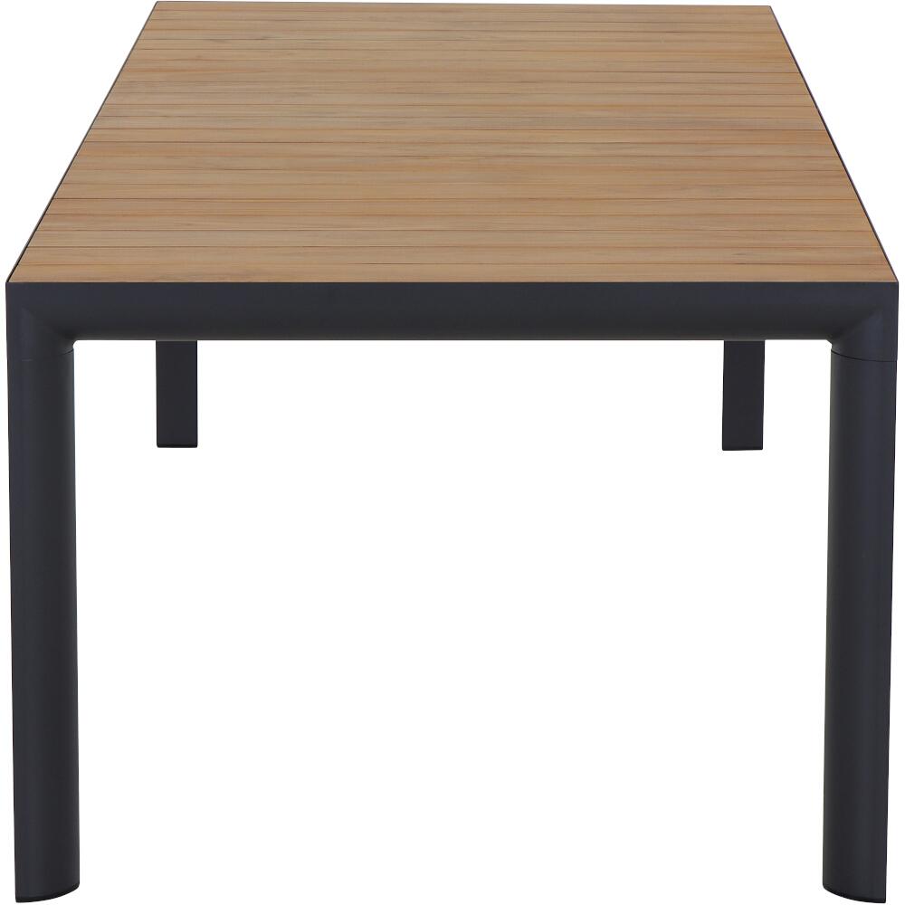 Thumbnail - Siena Garden, Gartentisch + Balkontisch, Silva Dining Tisch 220x100cm matt anthrazit / Teak FSC (220 cm)