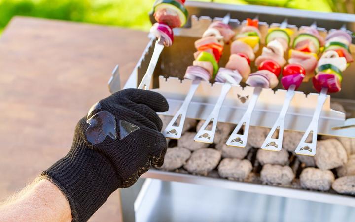 Produktbild Fennek Grill Grillhandschuh mit Logo (Silikon, Aramid)