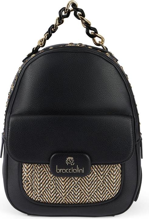 Actual product image Braccialini Damen Rucksack Novara Chic - Polyester + Polyurethan - 24.0 X 30.0 X 12.0 Cm