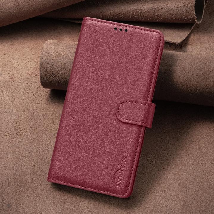 Actual product image Binfen Color Galaxy A56 - BINFEN Leder Etui Hülle mit RFID Blocker (Samsung Galaxy A56)