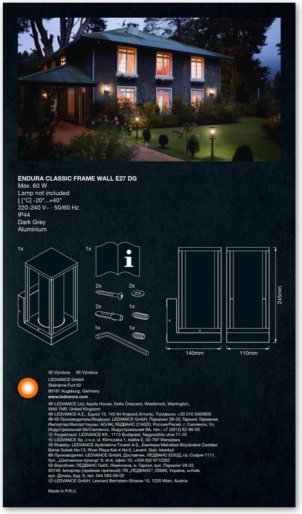 Produktbild Ledvance Endura (E27, IP44)