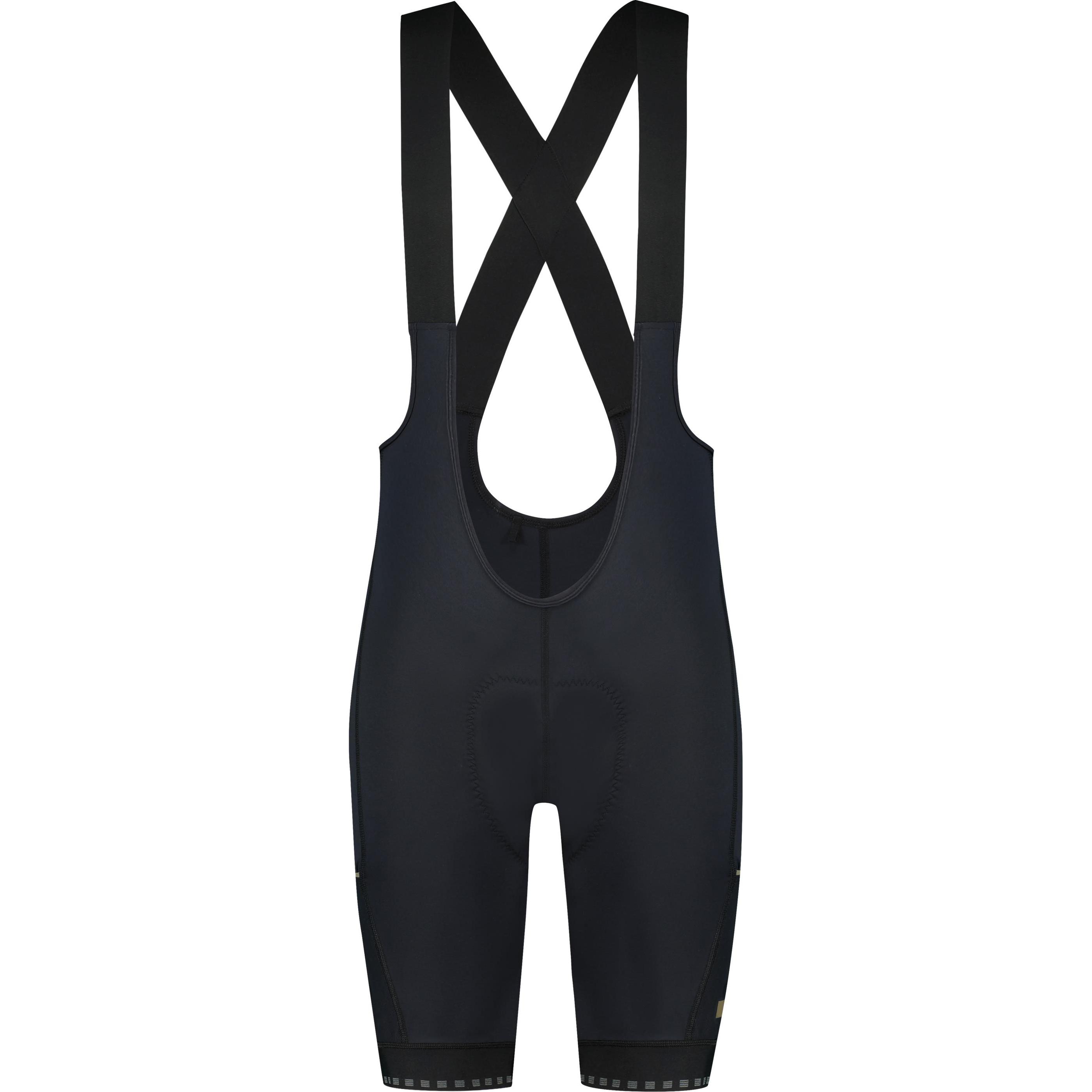 Shimano, Herren, Velohosen, Men Evolve Avventura Bib Shorts (XL), Schwarz, XL
