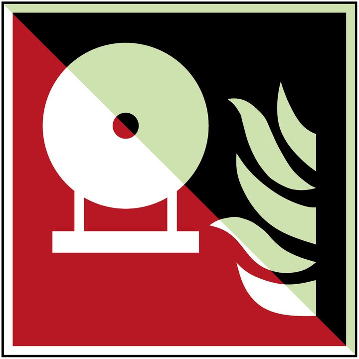Image du produit Brady Plaque de sécurité ISO - Bouteille d'extinction fixe