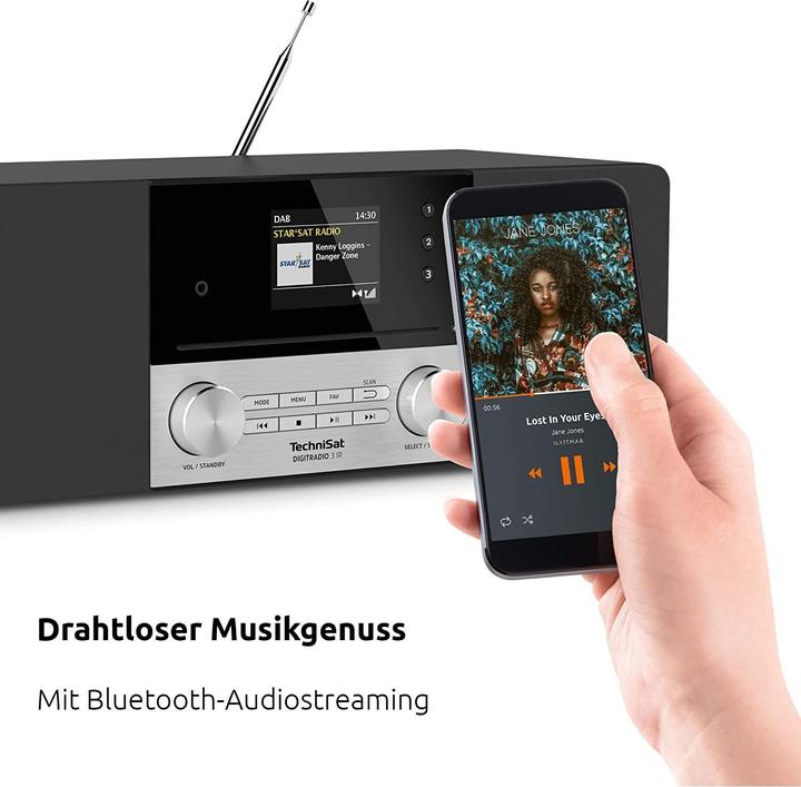 Image du produit TechniSat DigitRadio 3 IR (FM, DAB+ DAB, Webradio, Bluetooth, WiFi)