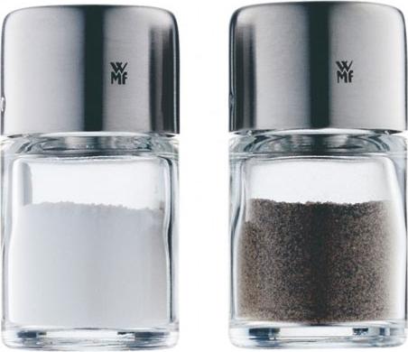 Produktbild WMF Salz und Pfefferstreuer Set 2tlg Streuer klein Bel Gusto Edelstahl matt (Pfeffer, Salz)