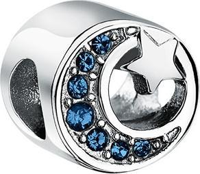 Image du produit Morellato Perle moderne en acier avec gouttes de cristaux bleus Scz1368