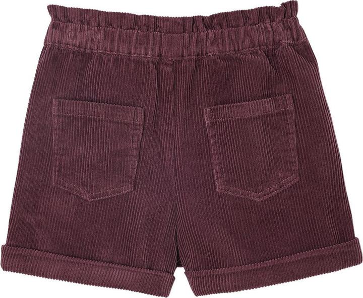 Produktbild Vertbaudet Mädchen Samt-Shorts mit glänzender Herzstickerei (128)