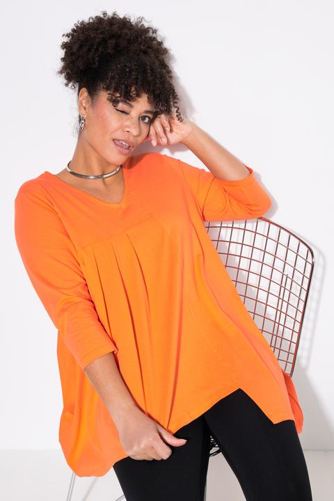 Produktbild Miamoda T-Shirt, A-Linie, Zierfalten, asymmetrischer Saum (44)