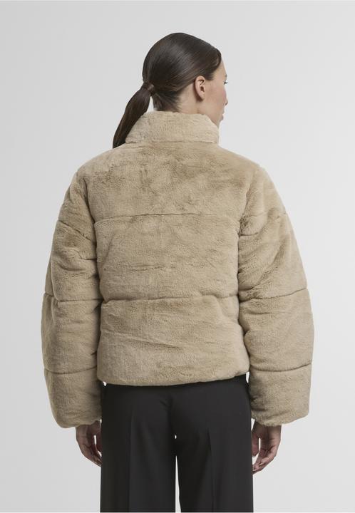 Produktbild Urban Classics Damen Winterjacke Kurz Kunstpelz Daunenjacke (XL)