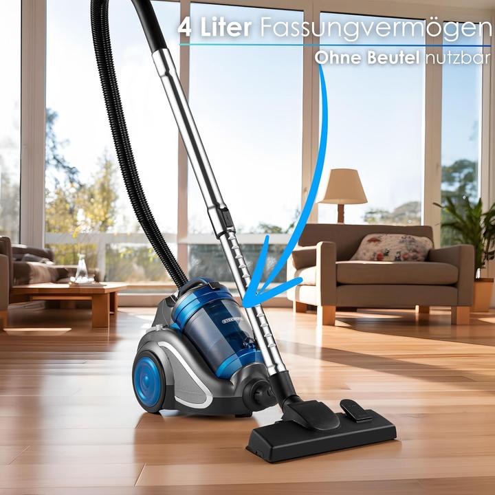 Produktbild Steinborg Beutelloser Staubsauger ZX-7000 mit HEPA-Filter und Zubehör