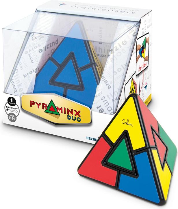 Recent Toys Pyraminx Duo, d/f from 9 years, 1 player, rotating puzzle, logic trainer