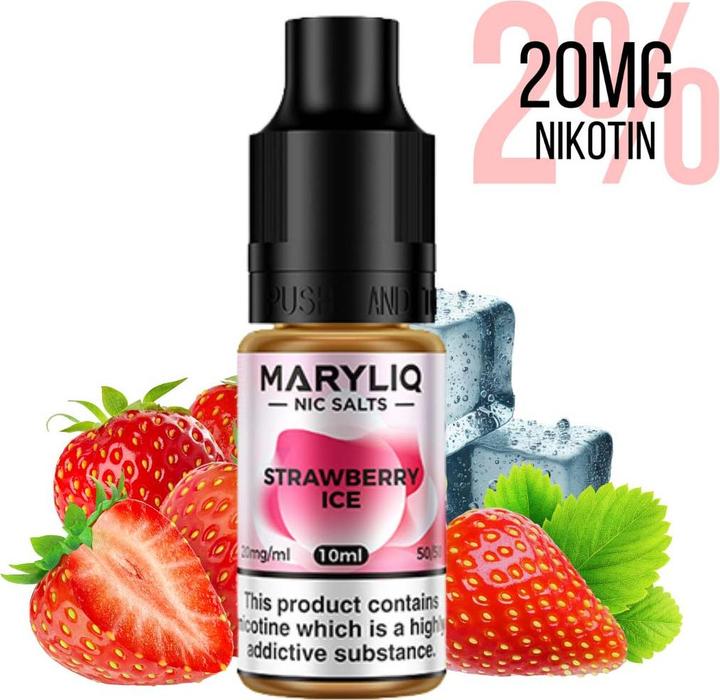 Image du produit Lost Mary Maryliq, Strawberry ICE 20mg (Fraise)