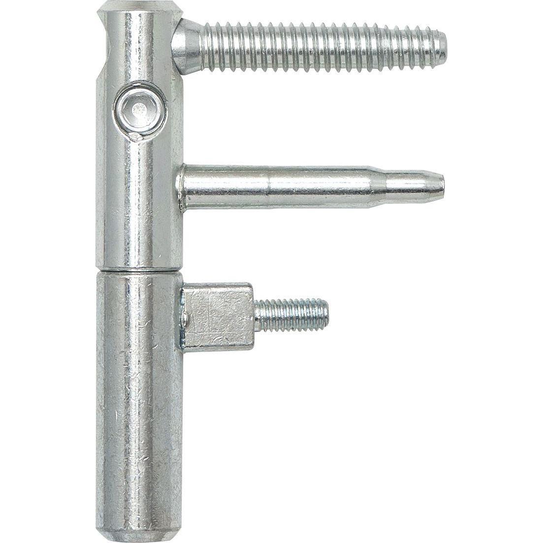 SFS, Türbeschlag + Scharnier, Türband ANUBA 3-DIM Incantobolzen 45 mm, Bandhöhe 92 mm, ø 15 mm,verzinkt silber