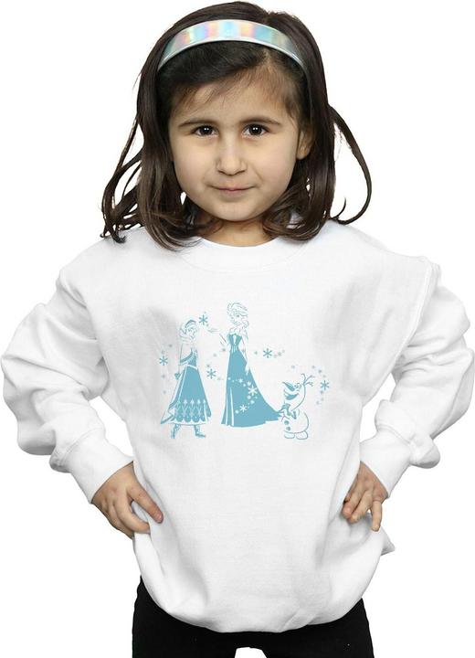 Produktbild Disney Frozen Magic Snowflakes Sweatshirt Mädchen (128)