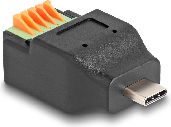 Produktbild Delock USB Type-C 2.0 Stecker zu Terminalblock Adapter mit D (USB Typ-C)