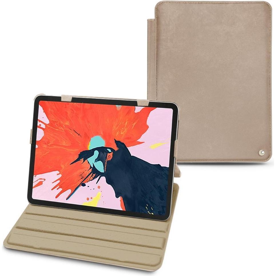 Noreve Lederschutzhülle horizontal (iPad Air 2022 (5. Gen), iPad Air 2020 (4. Gen)), Tablet Hülle, Beige