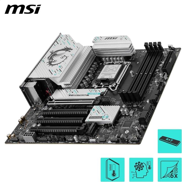 Productafbeelding MSI B860M GAMING PLUS WIFI (LGA 1851, Intel B860, mATX)