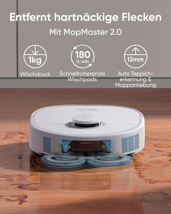 Immagine prodotto eufy Anker X10 Pro Omni - White EU version (Aspirazione robotica)