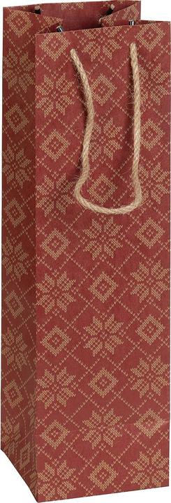 Actual product image Infactory Set of 12 Christmas kraft paper gift bags for wine bottles (12x)