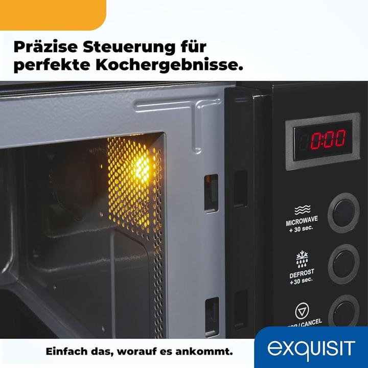 Actual product image Exquisit MW7020-F-030DI, black (20 l)