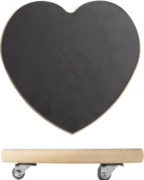 Produktbild Wagner System Pflanzenroller Wagner Ø 20 cm H 4 cm Holz für den Innenbereich schwarz