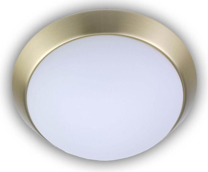 Actual product image Niermann Stand By Niermann E14 ceiling light opal matt glass, matt brass, 25cm, Made in Germany